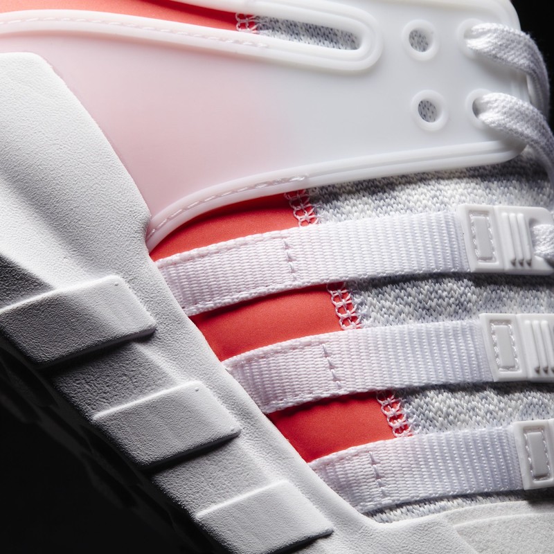 Eqt support adv top white turbo red